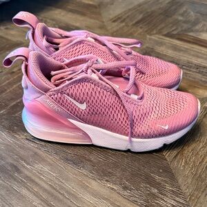 Nike Kids Air Max 270 Pink Mesh Sneakers